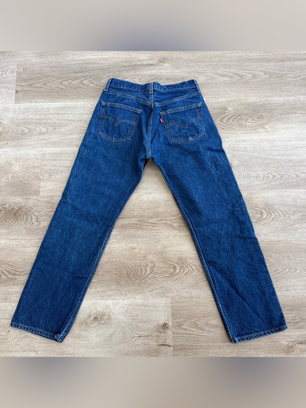 Vintage Levi's 501 XX Jeans USA Made Button Fly Straight Dark Denim Size 28x28
